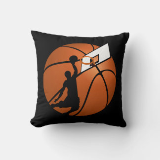 Slam dunk Basketball Player w/Ring på Boll Kudde