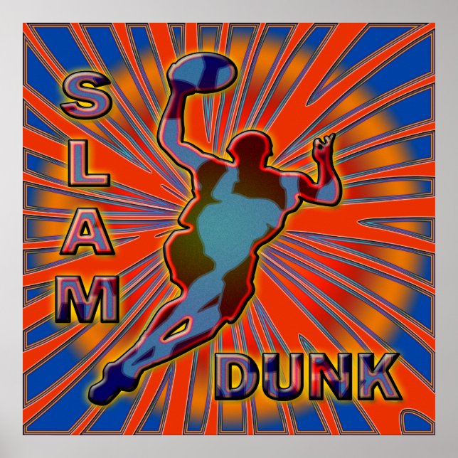 SLAM DUNK BASKETBALL POSTER SKRIV UT (Framsidan)