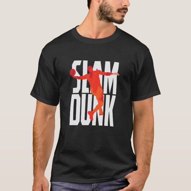 Slam-Dunk Basketball T Shirt (Framsida)
