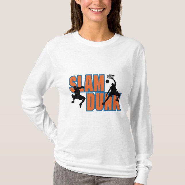 slam dunk basketdesign tee (Framsida)