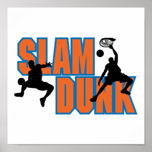 slam dunk basketform poster