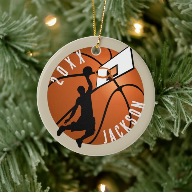 Slam Dunk! Basketspelare julen Julgransprydnad Keramik (Träd)