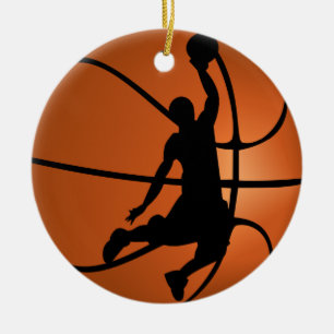Slam Dunk Basketspelare Julgransprydnad Keramik