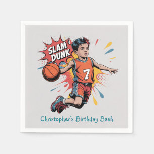 Slam dunk Boy Birthday Bash Pappersservett