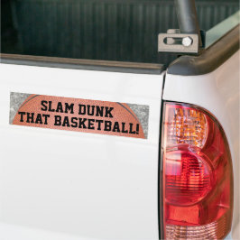 Slam Dunk den roliga Basketball-dekalen Bildekal