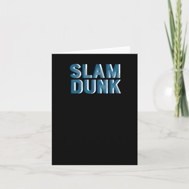 Slam dunk Graphic Kort (Framsida)