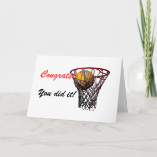 Slam dunk! Grattis! Kort