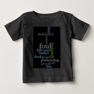 Slam dunk i Ord: Champions match i basketboll Tee Shirt