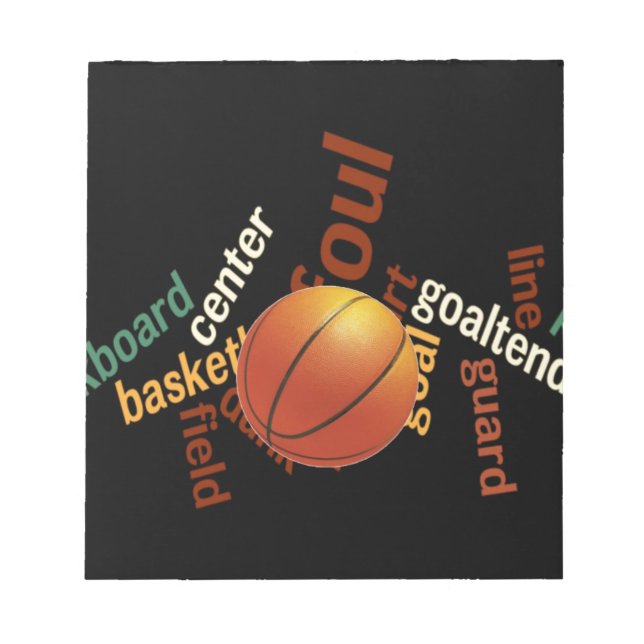 Slam dunk i Vocabulary: Champs-match i basketboll Anteckningsblock (Framsida)