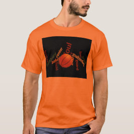 Slam dunk i Vocabulary: Champs-match i basketboll T-shirt