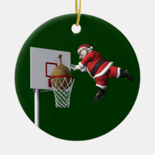 slam dunk Jultomten Julgransprydnad Keramik
