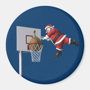 Slam dunk Jultomten Magnet