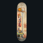 Slam dunk på Basketball Ring av Jay Throckmorton Skateboard Bräda 20 Cm<br><div class="desc">Vad gör du när du inte kan åka med din skateboard, din cykel, din häst eller ens leka med din hund? Du tränar din slam dunk-rutin, förstås. Genom att stå på en rad lådor vill den unge mannen se till att han kan sten i basketbollen ring med sina kunskaper. Hämta...</div>