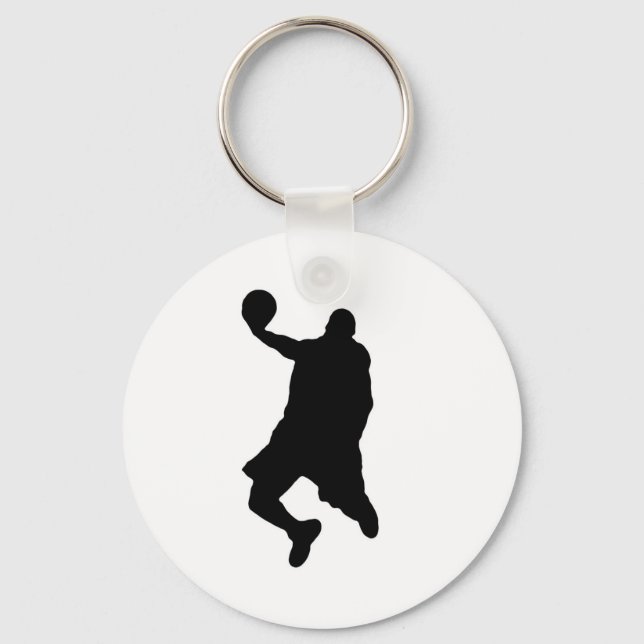 Slam dunk Player Silhouette Nyckelring (Framsida)