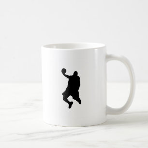 Slam Dunk-spelare silhuett Kaffemugg
