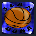 SLAM DUNK SPOTLIGHT POSTER<br><div class="desc">Fun spotlight basketball fan poster. Available in several size options up to a "COLOSSAL" 52"x52".</div>