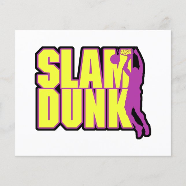 slam dunk-text gul och lila (Framsida)