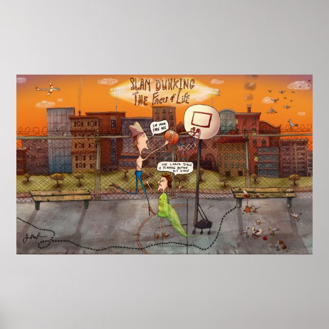 Slam Dunking Life Poster (Framsidan)