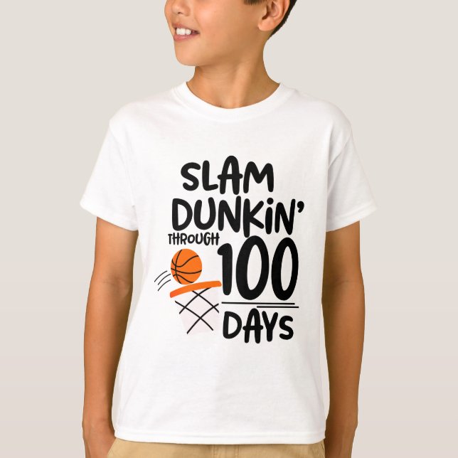 Slam Dununkin till 100 dagar T Shirt (Framsida)