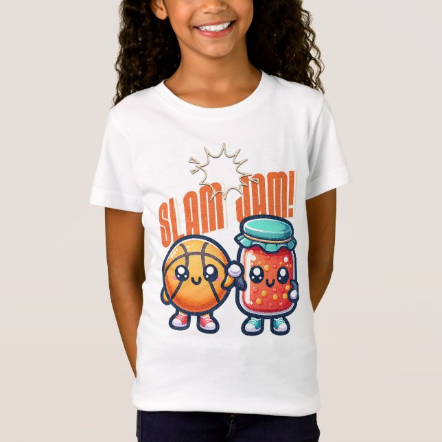 Slam Sylt Basketball Cute Pun T Shirt (Framsida)