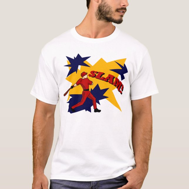 SLAMBASEBALLSKJORTA T-SHIRT (Framsida)