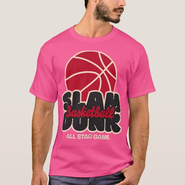 Slamdunk Basketball T Shirt (Framsida)