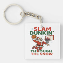 Slamdunk genom snön- Julbasket