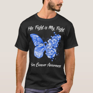 Slamflugan Hans kamp är min Medvetna koloncancer T Shirt