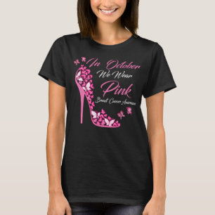 Slamflugan i oktober vi Bäror Rosa bröstcancer T Shirt