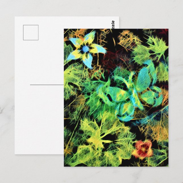 Slamflugan och rodilius-vykort vykort (Fram/baksida)