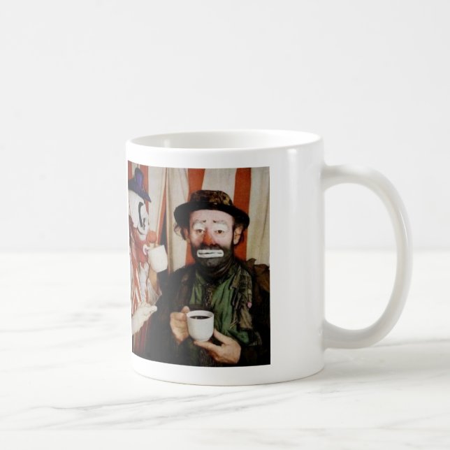 SlampaHobo - clown som dricker kaffemuggen Kaffemugg (Höger)