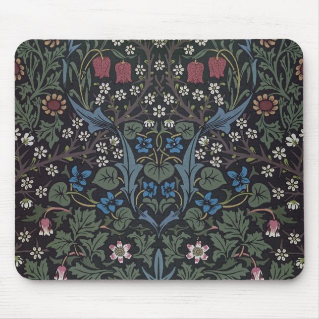 "Slån" tapetdesign, 1892 Musmatta (Framsidan)