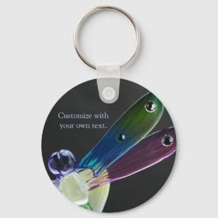 Slända - anpassade Keychain Nyckelring