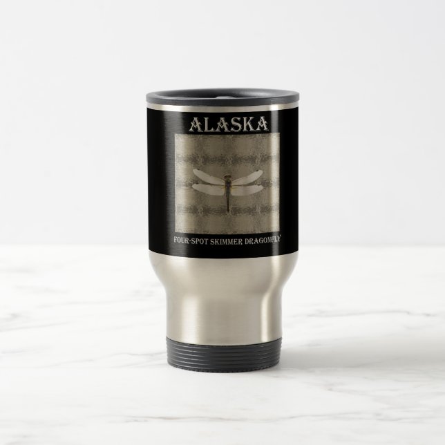 Slända för Alaska fyra fläckskumslev Resemugg (Center)