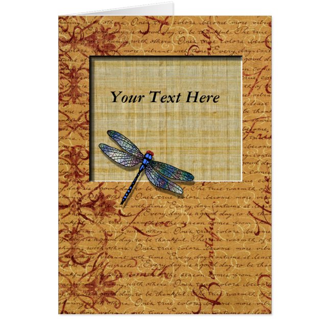 Slända Hälsningskort (Framsidan)