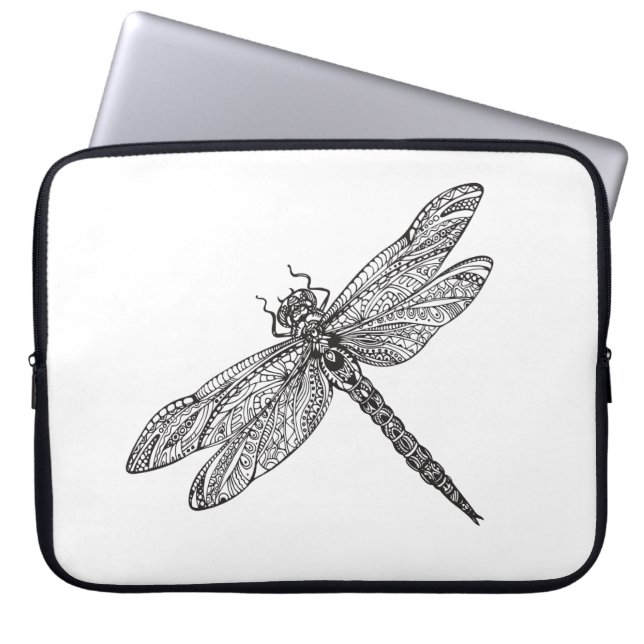 Slända i stil laptop fodral (Framsidan)