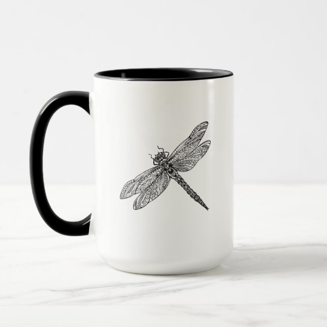 Slända i stil mugg (Vänster)