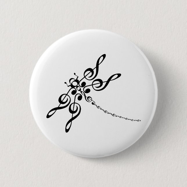 Slända i Treble Knapp (Framsida)