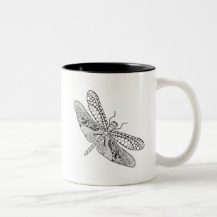 Slända Zendoodle Två-Tonad Mugg