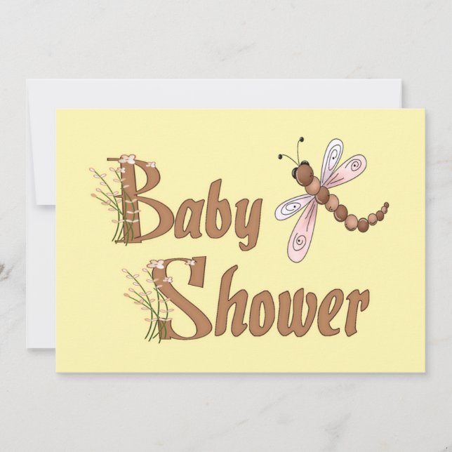 Sländababy showerinbjudan inbjudningar (Framsida)