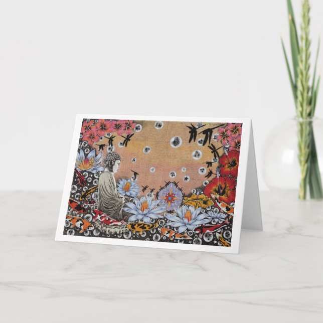 Sländadröm III (Satori på fiskdamm) Kort (Framsida)