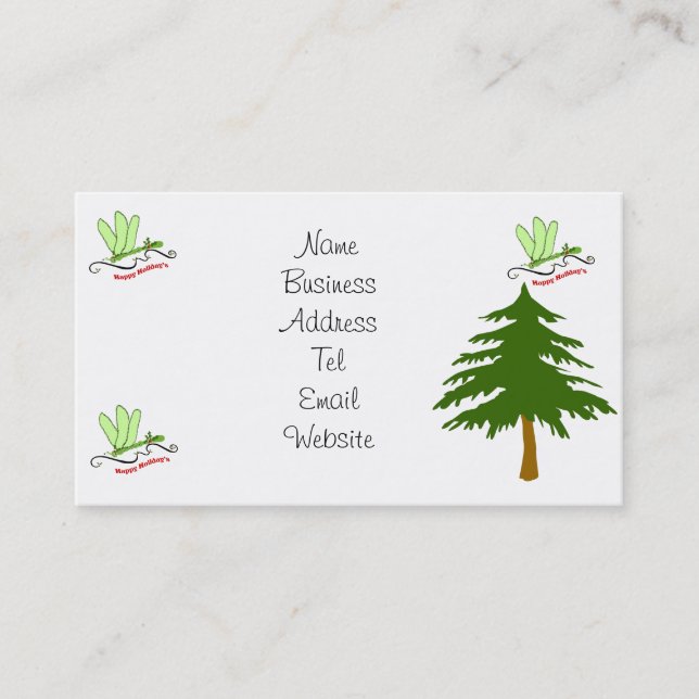 Sländajulvisitkortar Visitkort (Framsida)