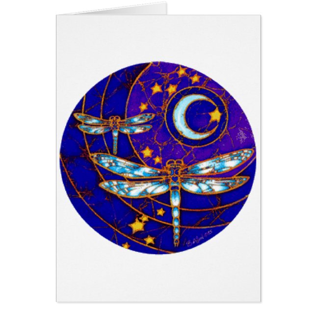 sländamåne hälsningskort (Framsidan)