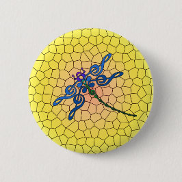 Sländan i färgrik Treble klämmer fast Knapp