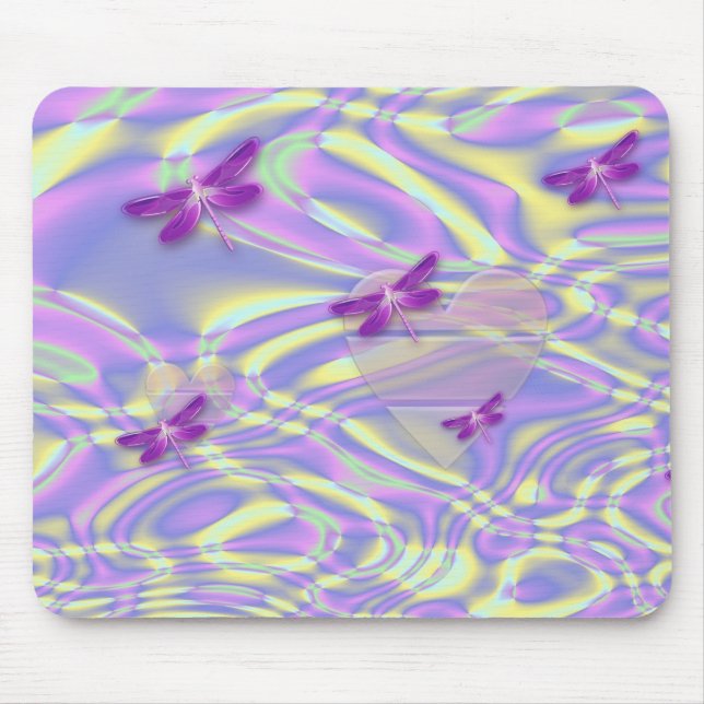 Sländor och hjärtor musmatta (Framsidan)