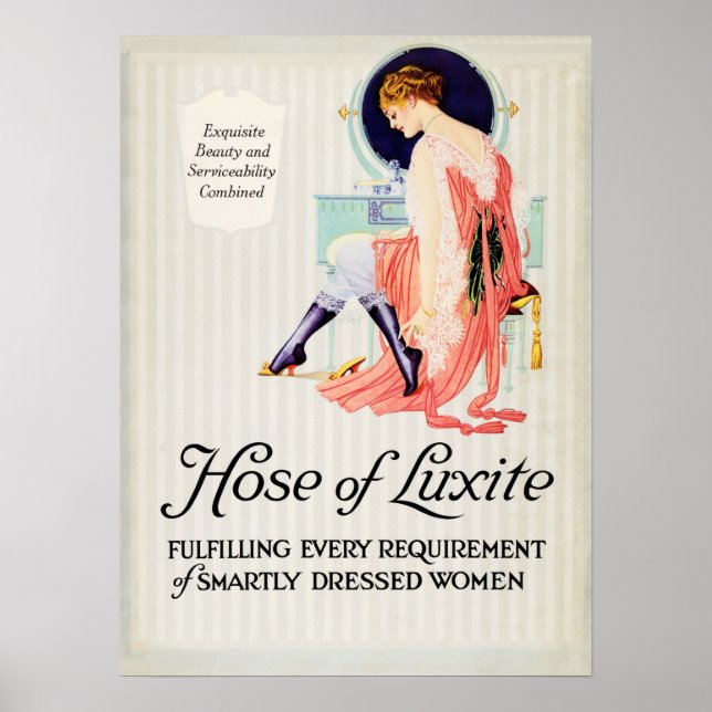 Slang av Luxite Women Hosiery som lagrar Mode och Poster (Framsidan)