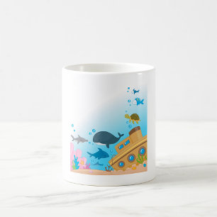 Släng Frakt och fisk Kaffemugg