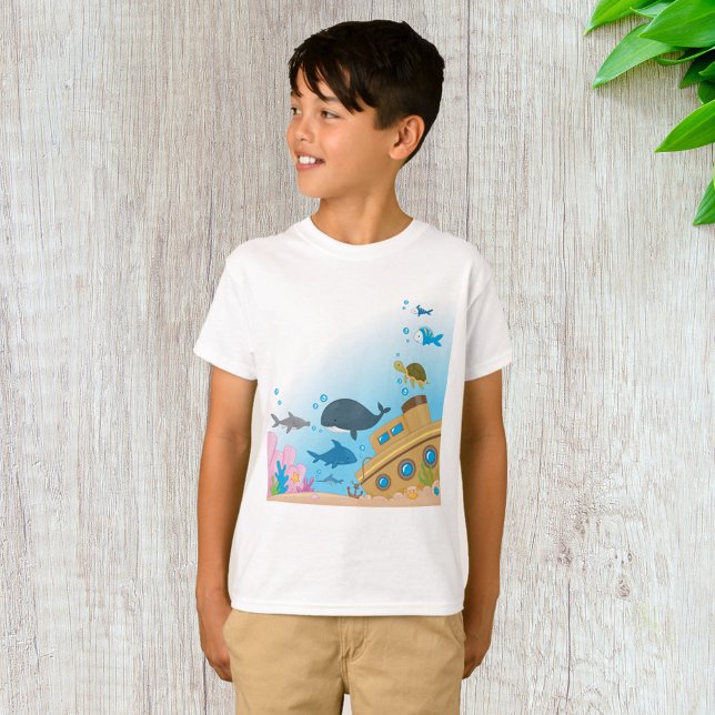 Släng Frakt och fisk T Shirt (Skapare uppladdad)