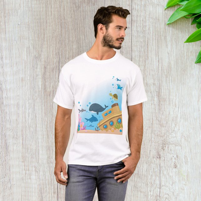 Släng Frakt och fisk T Shirt (Skapare uppladdad)