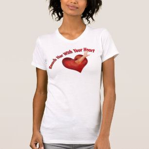 Släng henne med ditt hjärt-T-skikt Tee Shirt